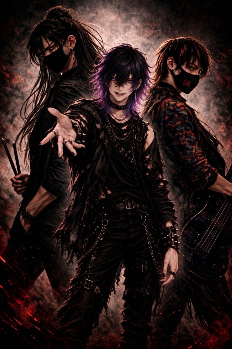 ruki_haishin's tweet photo. 楽曲のデモできたから公開予定通りするね。

まだAIに歌わせてるだけで私は歌ってないよ笑
これで終わらせるとただの人間の歌をAIに変えているだけ。

でも人間からAIはあっても
AIから人間がカバーはないでしょ。
私達はそれをする。
元々の作った曲をAIにやらせてそれをカバーして更に昇華させる。
レベルは跳ね上がるけどこのメンバーならできるよきっと。

楽曲名は
Lamentaria（ラメンタリア）
　＝「Lament（嘆き）」＋「-aria（歌）」
　 嘆きの旋律。失われた恋や終焉の詩

そしてこの��ンバーで昇華させます

よしきさん(ドラム)
@yt_head_fighter 
@Yoshikick_drums 

お侍さん(ベース)
@Akinoriniisato 

ん？私だけパートふたつあるな…笑笑

※今回お侍さんはコラボとして参加してくれます。

みんな拡散よろしく！

デモだからここからまだ良くなるから！