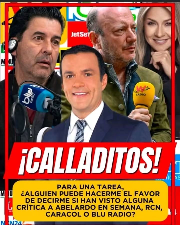 Eder55348926's tweet photo. Don unos dizque periodistas.
Lo que son, es unos Hijueputas con todo y ropa https://t.co/JSQtyeguSA