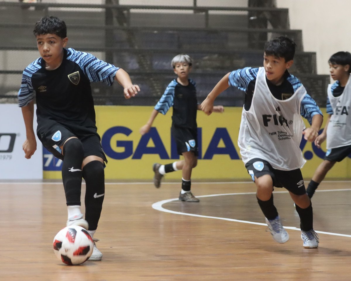 fedefut_oficial's tweet photo. TDS FIFA-FFG U13 FUTSAL | CIERRE DE MICROCICLO 💪⚽🇬🇹
La Selección TDS U13 FUTSAL cerró su microciclo de trabajo en las instalaciones del Domo Gerardo Paiz.
#VamosGuate #VamosChicos https://t.co/HxsimwMULr