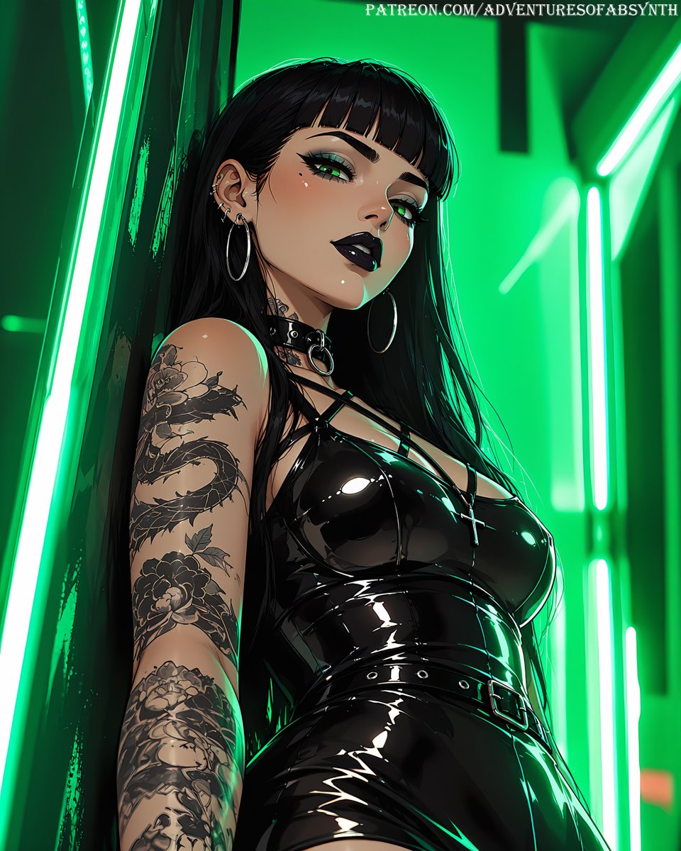 AoAbsynth's tweet photo. Think you can handle a night at the club with me?
#tgirl #Absynth #synthart https://t.co/s4FLlunP5y