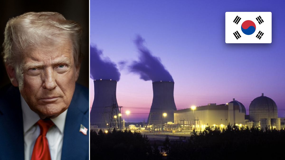 AIStockWire_'s tweet photo. #Trump announces $120 billion in US nuclear reactors for Korea's fund. Seoul has agreed only to a Texas gas plant. https://t.co/yBRrcjW5IL
