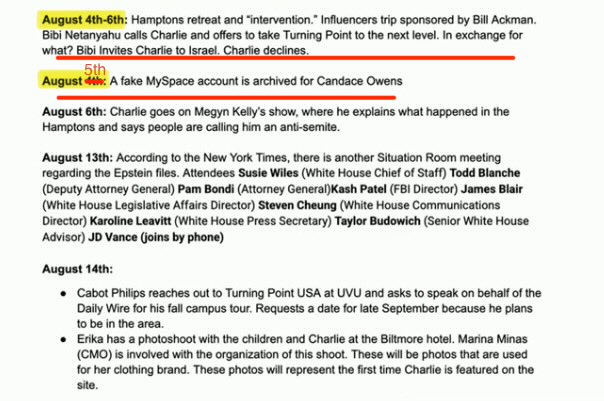 Mini_MinZzZz's tweet photo. Why was this YouTube link of Candace’s video archived on the very day Bibi visits D.C.?

Why was this MySpace link archived the very day Charlie was with Bill Ackman - where the phone call with Bibi and Charlie also took place?

Candace just added another data point to the timeline.