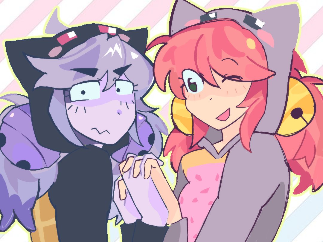Markttle's tweet photo. 💜🩷 
#deltarune #mewmew https://t.co/EWq0Bx49oL