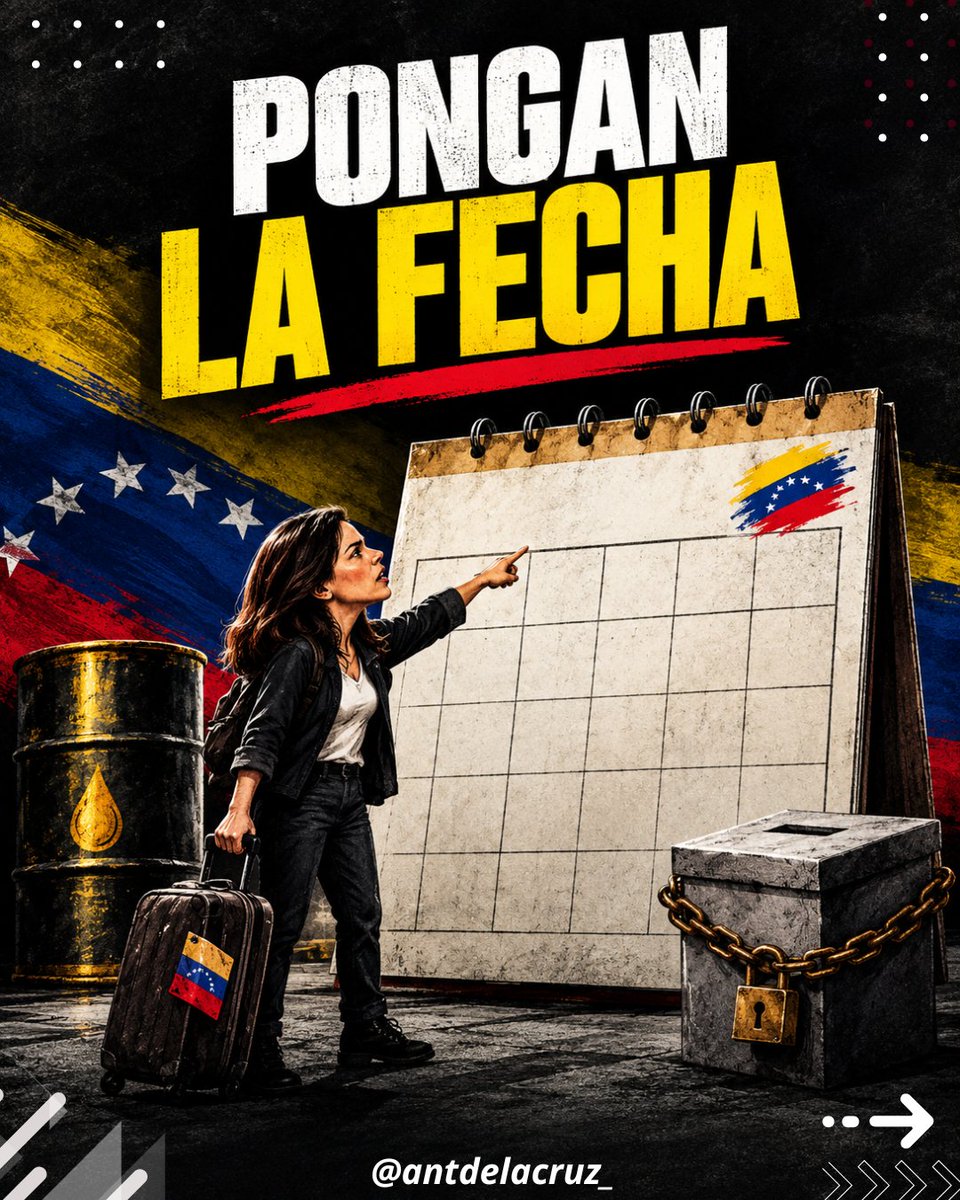 antdelacruz_'s tweet photo. Hay imágenes que valen más que los discursos.

El regreso de Claudia Macero a Venezuela no fue solamente la llegada de una dirigente política. Fue una imagen que puso sobre la mesa una pregunta que sigue sin respuesta: ¿cuándo serán las elecciones?

“Pongan la fecha” resume el desafío de fondo. Venezuela puede hablar de transición, reconstrucción y futuro, pero mientras no exista un calendario electoral claro, la incertidumbre permanece.

El regreso a casa no debería requerir heroísmo. Debería ser parte de la normalidad de un país que recupera sus instituciones y el derecho de sus ciudadanos a decidir.

Lee el artículo completo en mi página web: https://t.co/UXFmKUDF0J

#Venezuela #ClaudiaMacero #Elecciones #Democracia #Transición #Política