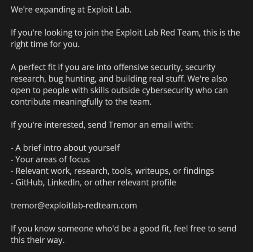 exploitlabHQ's tweet photo. 🔥🔥 https://t.co/bEco7huutm