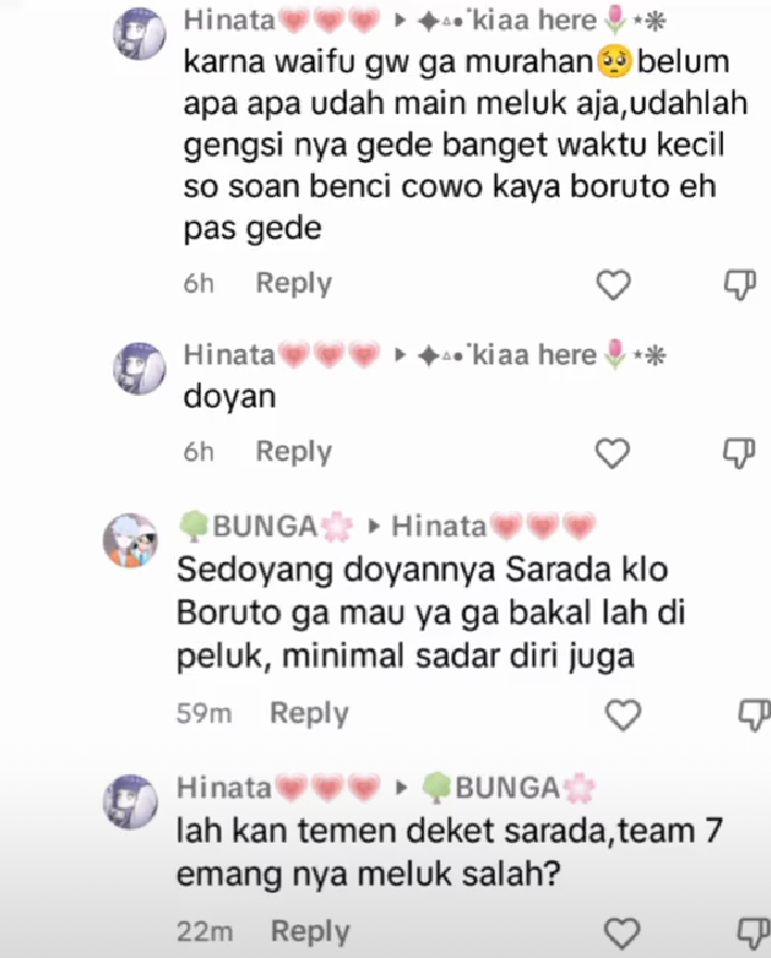 urfreshtomato's tweet photo. @Arayararaa Melihat ppmu kuputuskan untuk mengirim ini 😭 Fans uzu klo g denial ya plenger blunder dan sebagainya https://t.co/rjmKgNTdrP
