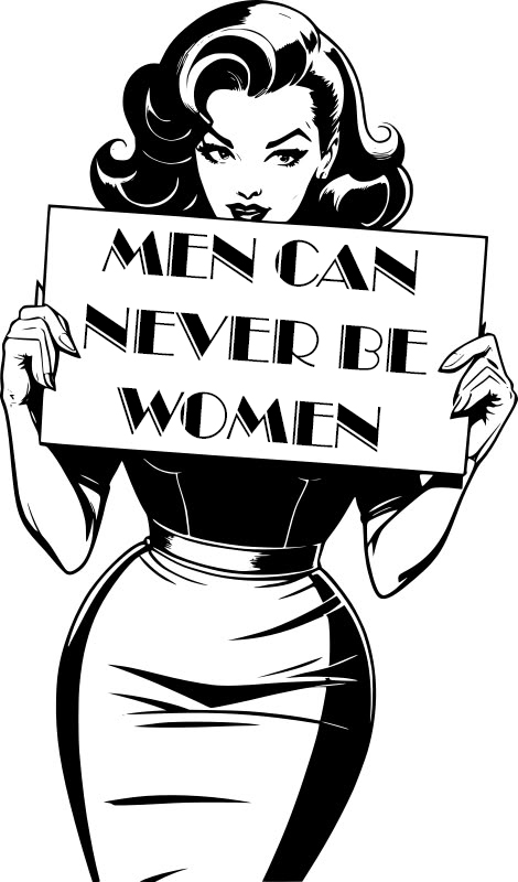 DeniseEllen7's tweet photo. Come on you cross-dressing lunatic men. It's just 5 simple words of fact, let's hear you say it out loud. https://t.co/bBoUQbX4dN