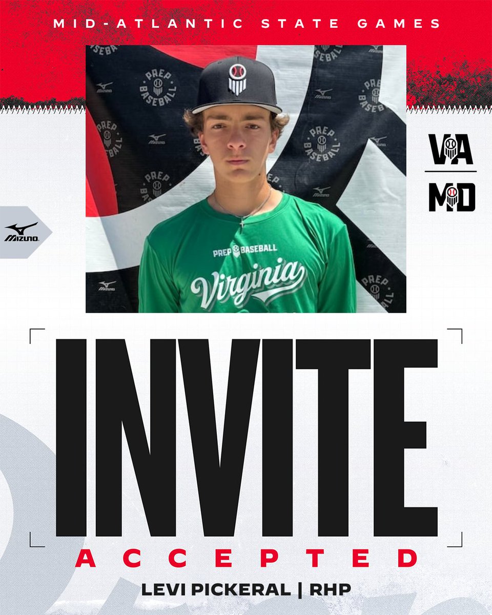 PrepBaseballVA's tweet photo. ⭐ Mid-Atlantic State Games Invite Accepted ⭐

These players are locked in for #MASG26

The blockbuster event of the fall in the Mid-Atlantic is sold out. https://t.co/EUpX5b8NBy