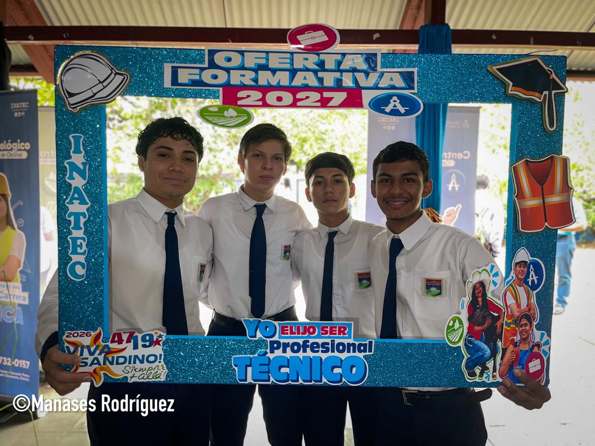 db_nicaragua's tweet photo. 📚🎓 En Ocotal se realizó el lanzamiento departamental de la Oferta Académica 2027, presentando a jóvenes y familias de Nueva Segovia nuevas opciones de formación técnica y tecnológica para fortalecer sus conocimientos y habilidades. ✨

#Nicaragua
#Ocotal https://t.co/5UDb1QgUly