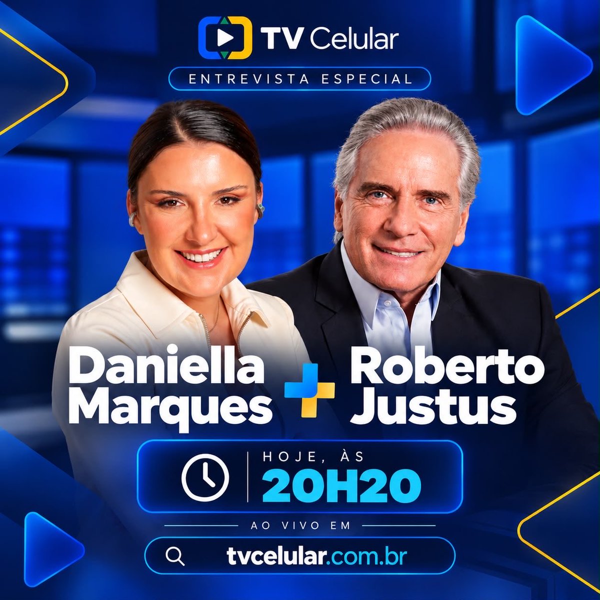 soudanimarques's tweet photo. Já estamos ao vivo na TV Celular! 🔴

Uma conversa com Roberto Justus sobre economia, Brasil e os caminhos para transformar boas ideias em soluções que funcionem na vida real.

Acompanhe agora em https://t.co/e7JGFIiFPi. https://t.co/kvQnXDKKQT