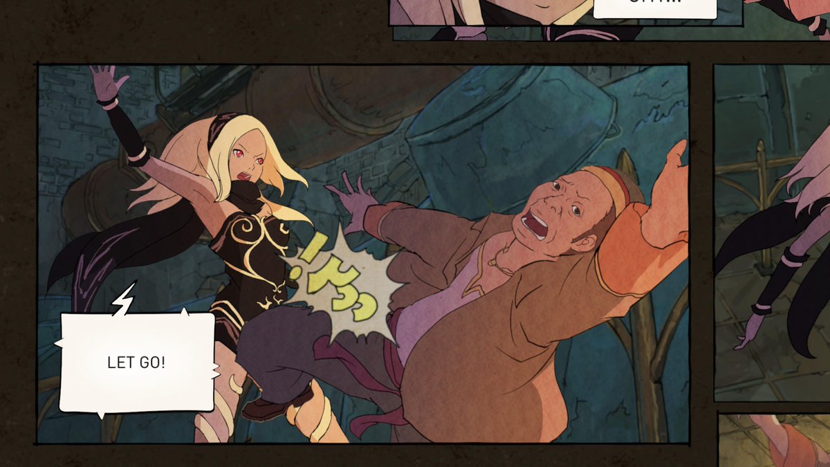 TressaNumberone's tweet photo. #GravityRush
I can't believe I never played this game!
It's awesome!!
Plus I love this comic book cutscence! โค๏ธ https://t.co/NwCglped0O