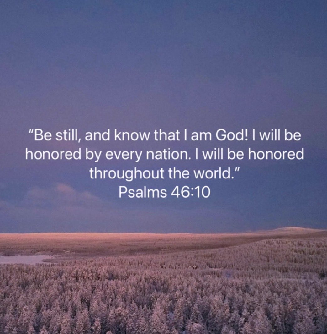 BJB060586's tweet photo. “Be still, and know that I am God.” — Psalm 46:10 🙏 Sometimes we simply need to quiet our hearts and remember who is in control.
#Psalm4610 #BeStill #TrustGod #FaithOverFear #GodIsInControl https://t.co/jMyLyTl7KY