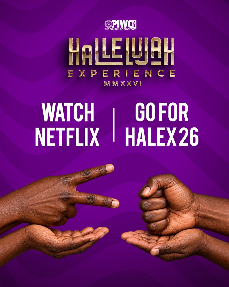 Piwcab's tweet photo. Hallelujah Experience — FRESHNESS EDITION
Date: 8th, 9th & 11th October
#FreshnessEdition
#halex26
#FreshnessInHisPresence
#WeCameToPraise
#HallelujahWePraise https://t.co/3MR8nv9lFK