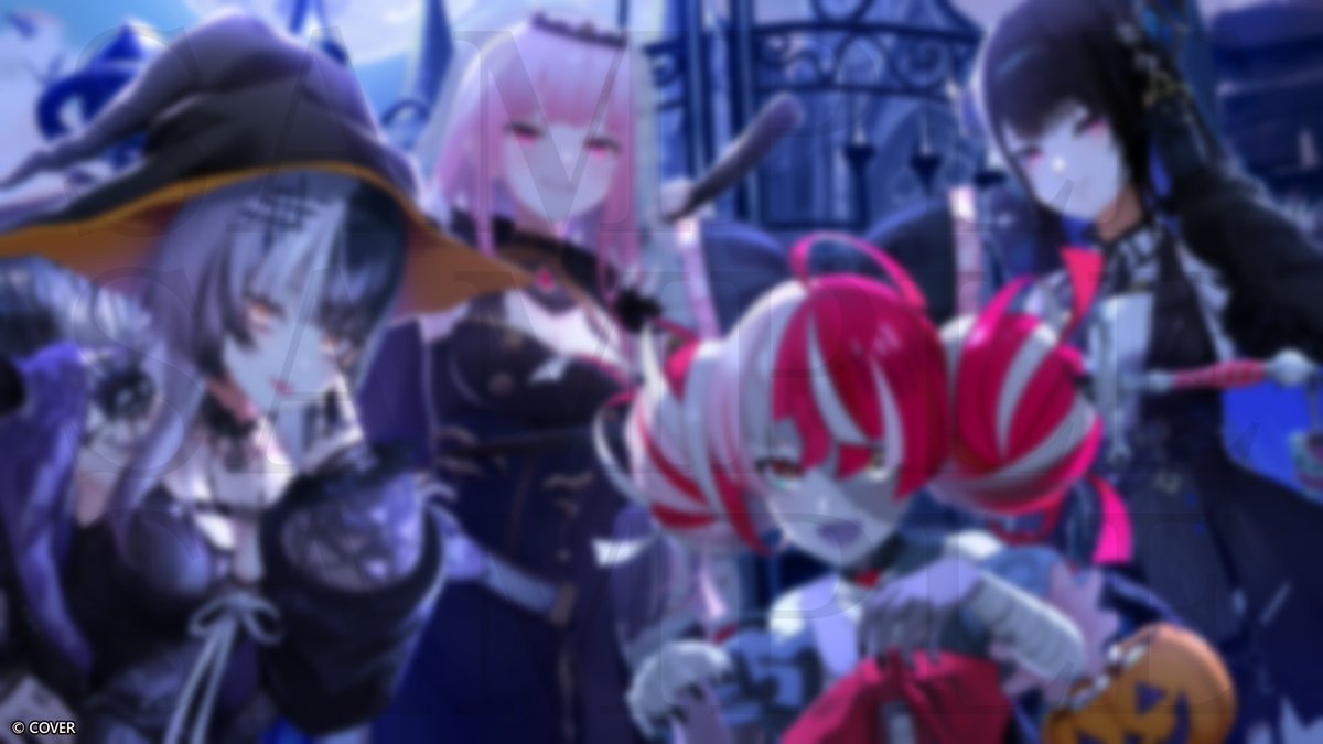 hololive_En's tweet photo. ／
Trick or Treat! 🎃🦇
＼
hololive FANCLUB’s October exclusive wallpaper is here! 🎉
This month’s theme is “Halloween” 🎃📸
You’re invited to a slightly spooky and lively Halloween party tonight.
Spend a dark and playful night together with the girls…✨

🔽 Visit the Fan Club here! 🔽
https://t.co/jv4t0cPHfp