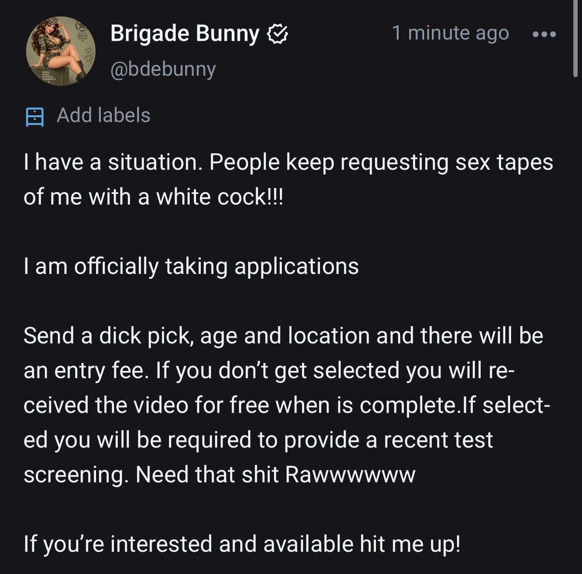 Bdebunny69's tweet photo. https://t.co/hFb1soxbsp https://t.co/REVJSZgu6i