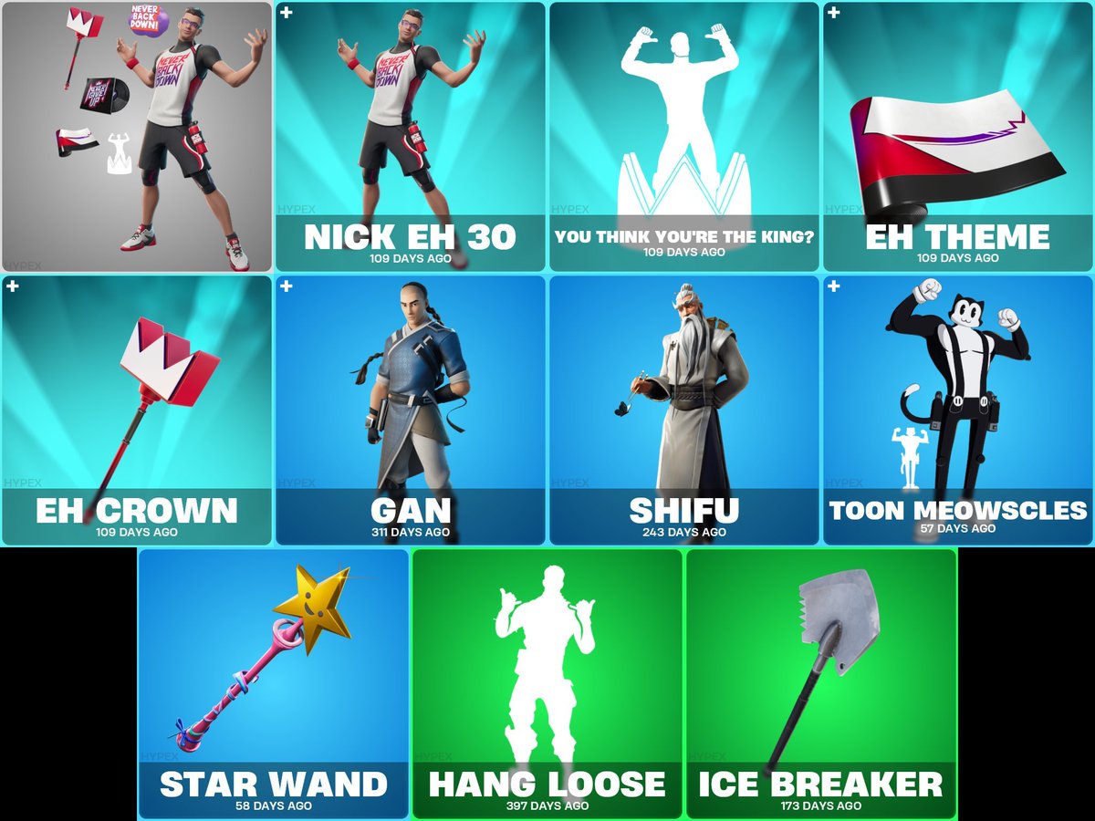 SmashFortniteG's tweet photo. FORTNITE's SHOP TONIGHT

Posted by: @HYPEX https://t.co/vVU2DUdCUO
