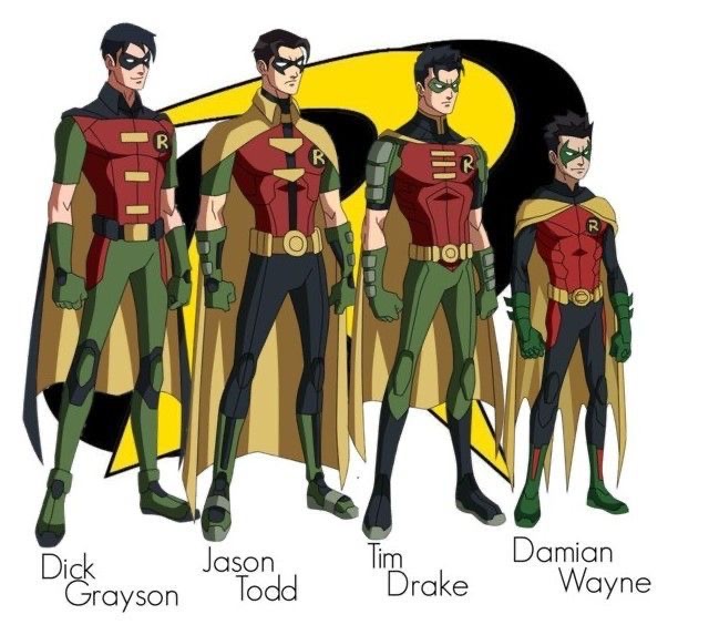 wavebatt's tweet photo. Who’s your favorite Robin https://t.co/bXKmr558zD