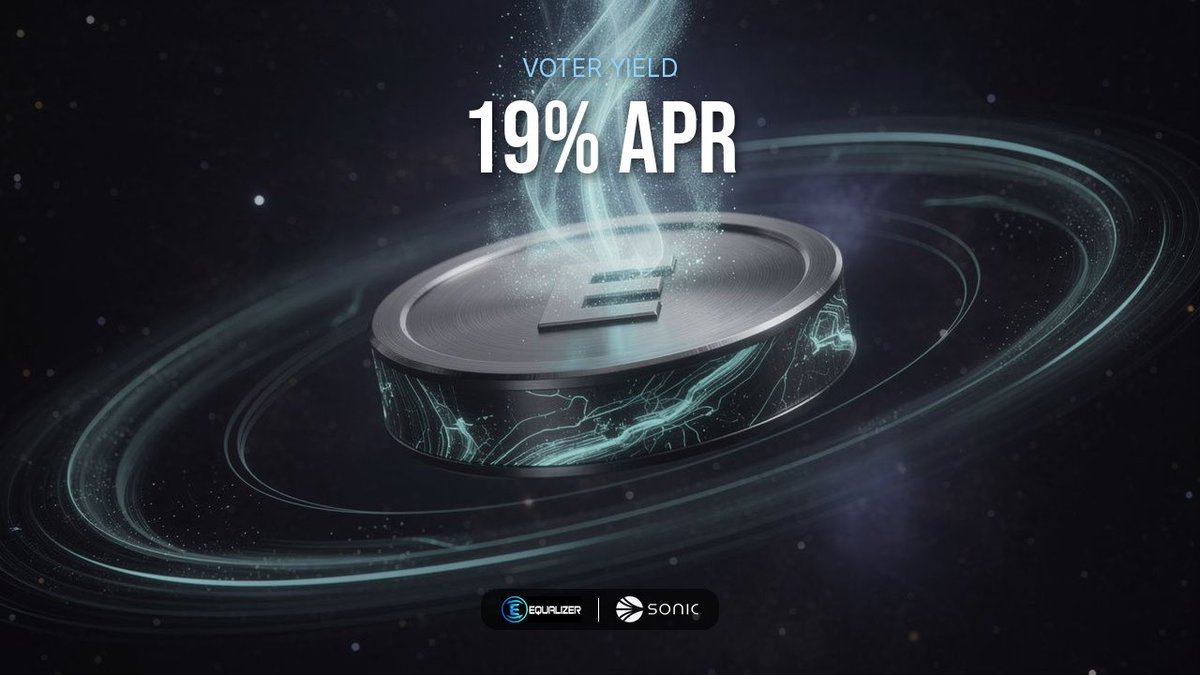 Equalizer0x's tweet photo. veEQUAL earns every week!

19% APR this week. 👊

$EQUAL 🤝 $S https://t.co/yWLD5ASK7D