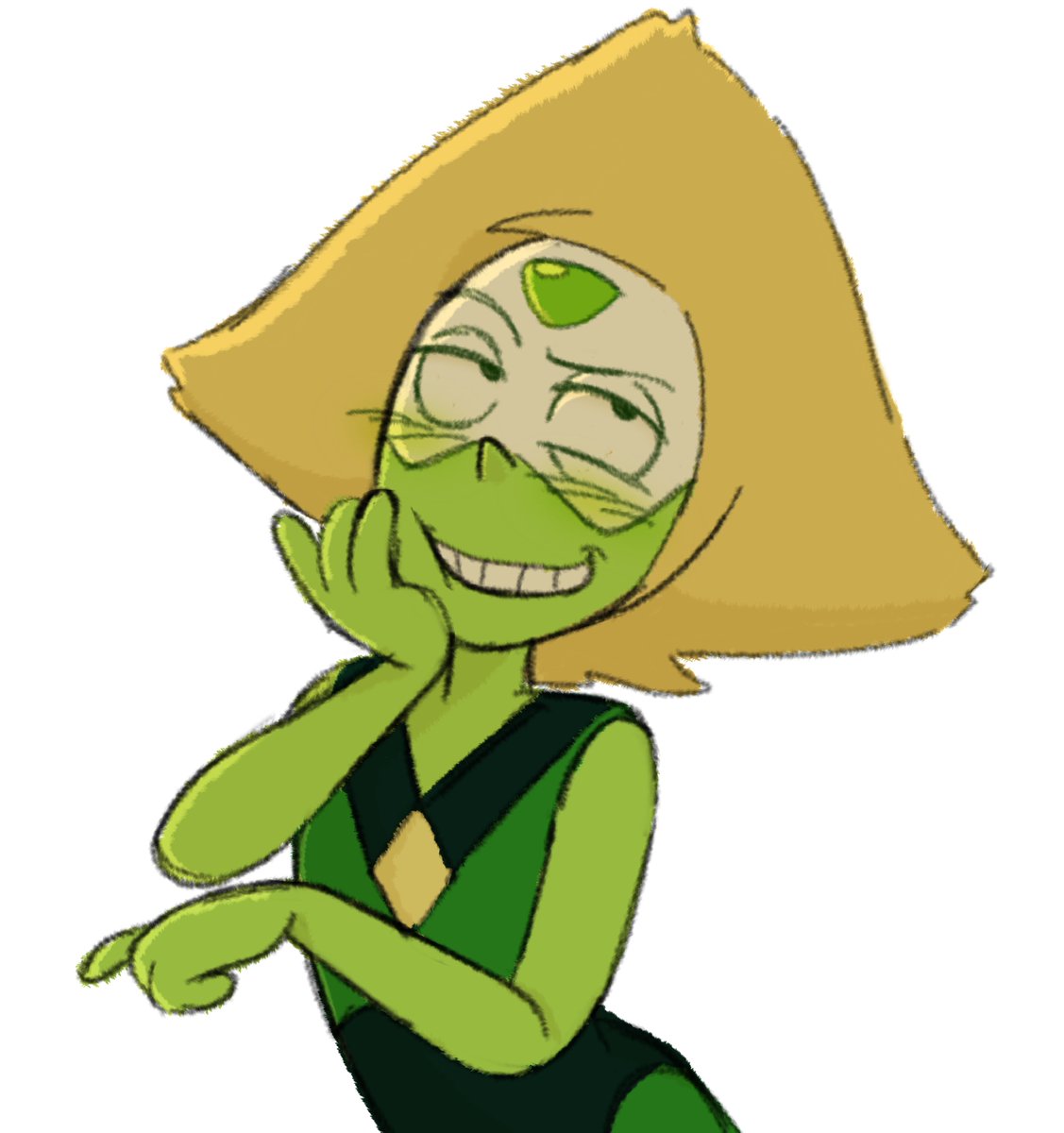 KitKeithKat's tweet photo. peridot 

#stevenuniverse https://t.co/tViQfQnCgF