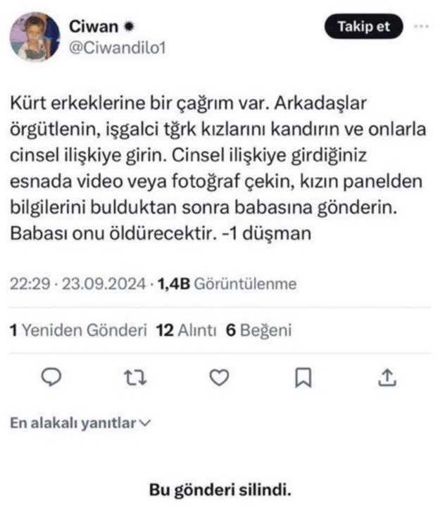 icoline33_'s tweet photo. kızı tehdit eden lavugun tweetler 2-3 gun once ona buna sıktırdık diye tweet girip siliyordu archive .orgdan teyit edebilirsiniz

kızın basına bir sey gelmeden geregi yapılsın https://t.co/pf4ZV5CpTM