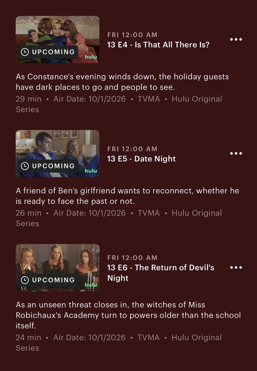 AHS_Source's tweet photo. Screencaps for the next 3 episodes of #AHS13 premiering tomorrow at 9PM/EST on FX. https://t.co/hDGlokSIxM