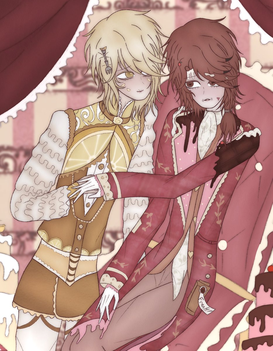 lettercunt's tweet photo. Aesvic: lemon meringue pie x cherry truffle <3 https://t.co/IG0RInEBUR