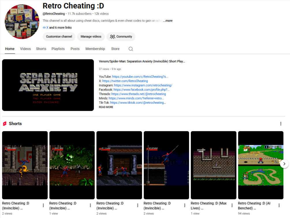 RetroCheating tweet picture