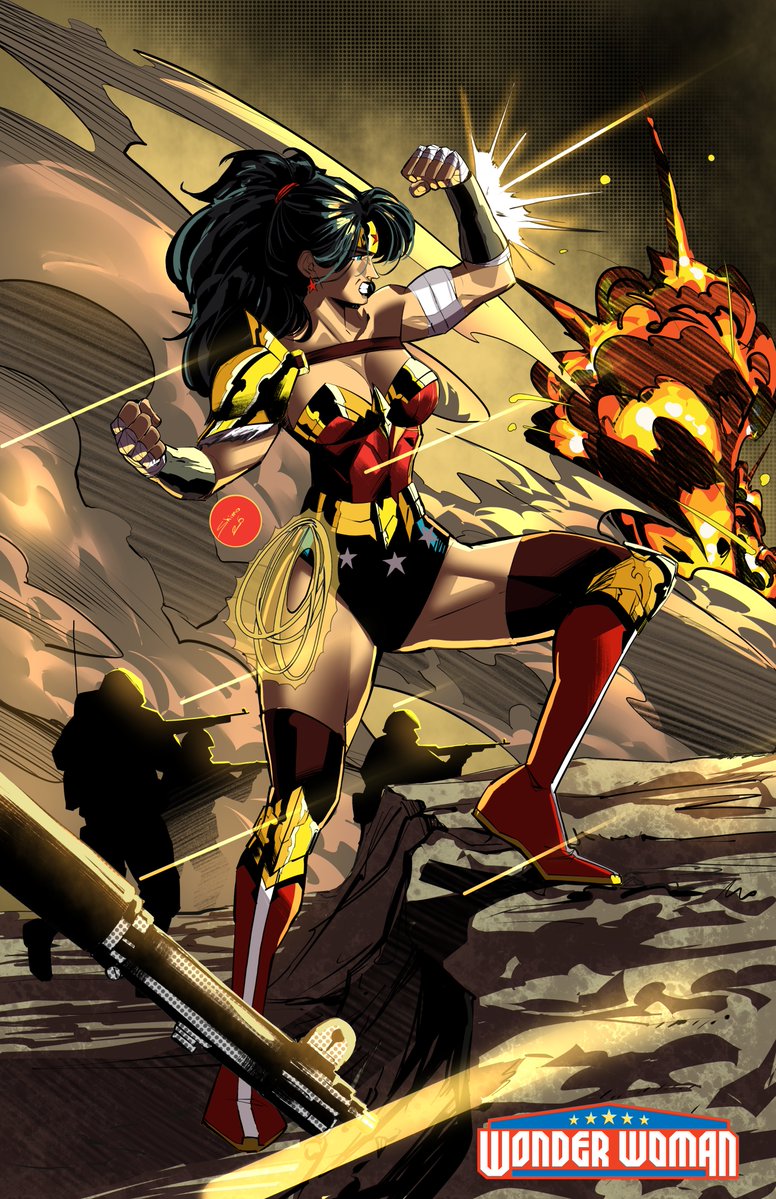 ShimoArt_'s tweet photo. Wonder woman https://t.co/LpLYuORz2d