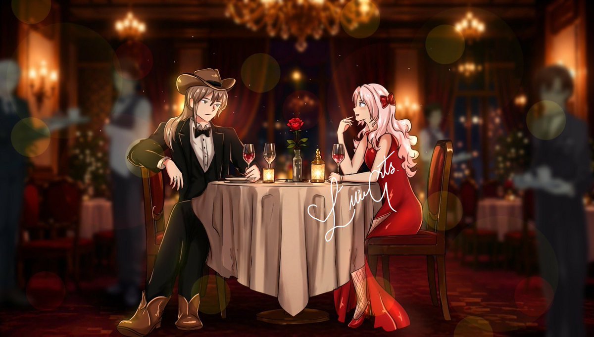 Ellie_artss's tweet photo. ₊˚⊹ spot the rings ₊˚⊹
PART II

🎨:ellie_artss
♡ + ↻ appreciated!

[ #VGen #VTuberEN #couple #conceptart #artistontwittter ]

                    ︵︵︵ ๑ ♡ ๑ ︵︵︵ https://t.co/e5nUrewMO3
