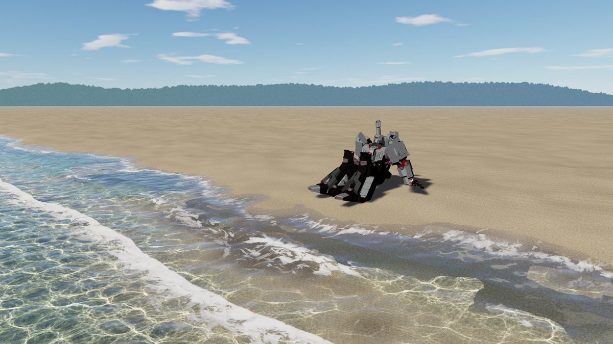 SpringMochister's tweet photo. Esta intensa la redención.. #Megatron #VRC #VRchat #Transformers #beach https://t.co/FWMJzFuuVD