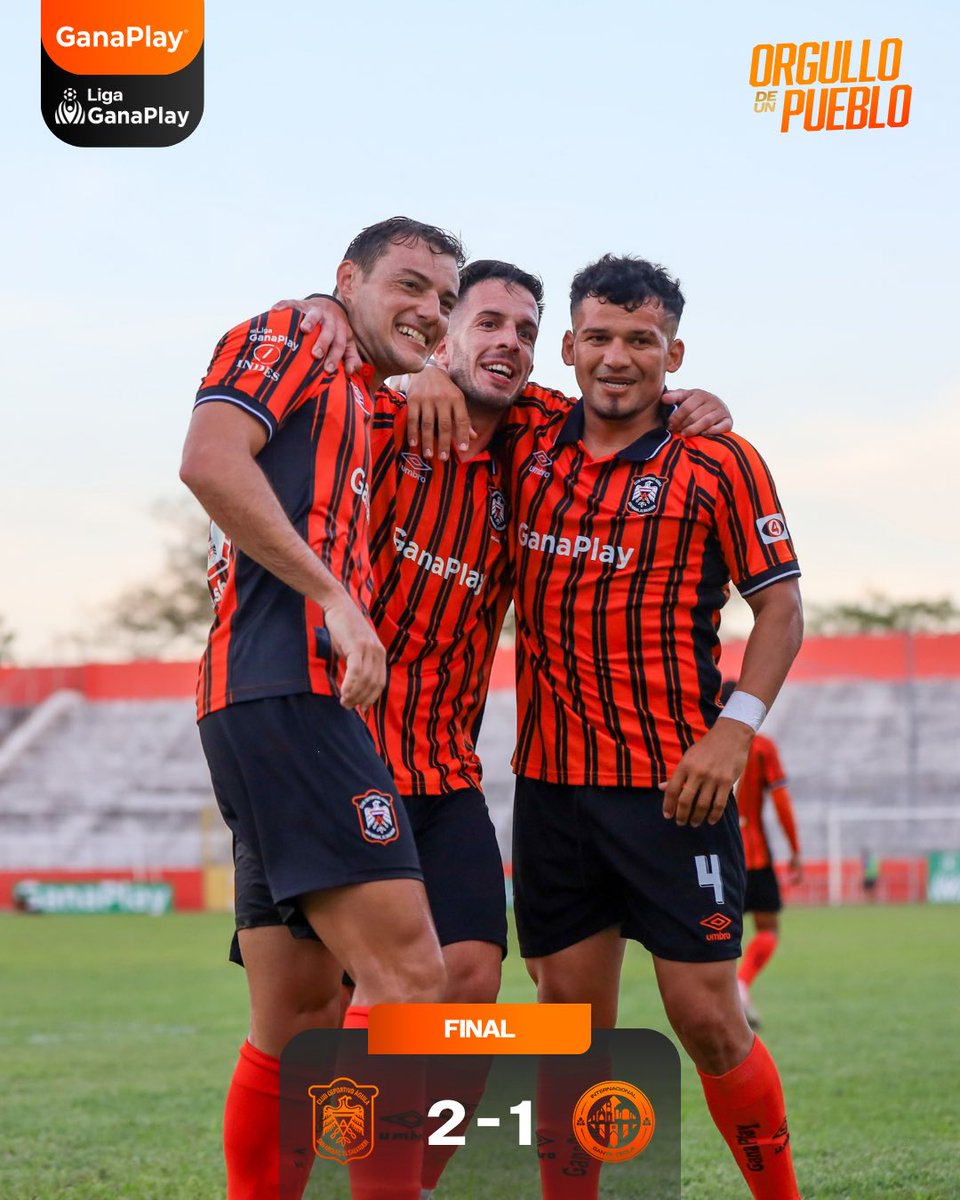cdaguilaoficial's tweet photo. ⏱️ 𝐅𝐈𝐍𝐀𝐋 𝐃𝐄𝐋 𝐏𝐀𝐑𝐓𝐈𝐃𝐎 ⚽️

Es de mi agrado informar que ganó el Ave Majestuosa, adiós. 🤪🧡

🦅 #CDÁ 2-1 #InterTecla 🦜

#ElMásQuerido https://t.co/A0F4IHxHqa