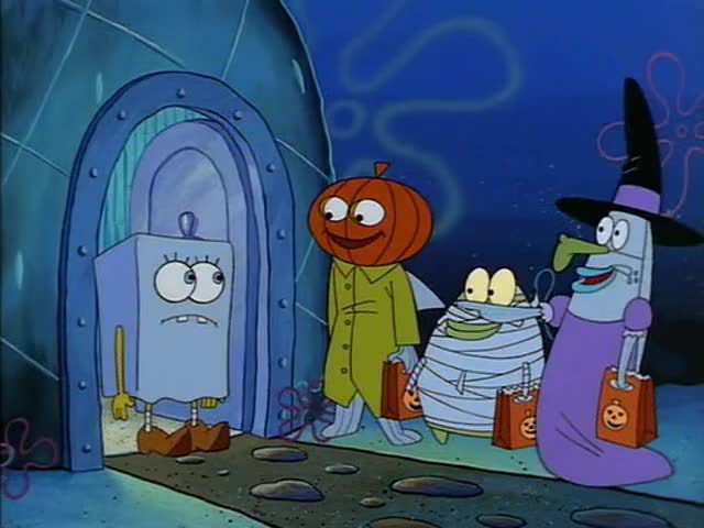 Thehorrorkid's tweet photo. The Halloween episode of SpongeBob Squarepants https://t.co/LgQzuV9Kkv