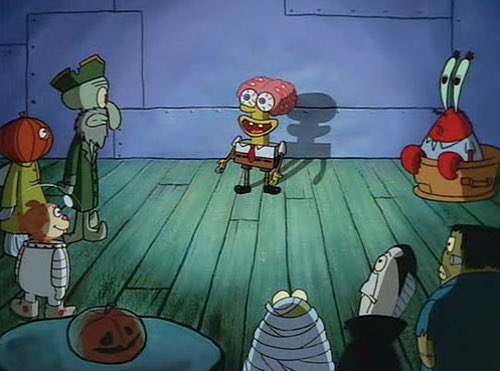 Thehorrorkid's tweet photo. The Halloween episode of SpongeBob Squarepants https://t.co/LgQzuV9Kkv