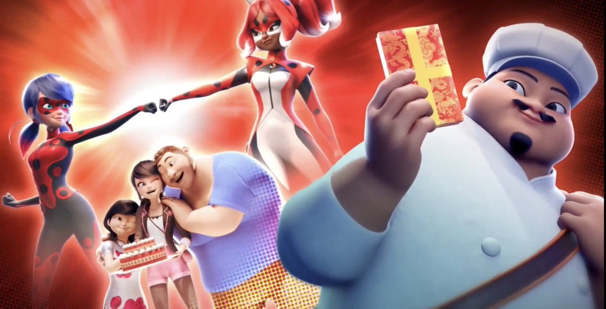 Yin_Nemesis's tweet photo. I still find these details suspicious ngl and we still don't know what tf was in that present box plus what the pizza box was referring to? #mlbtwt #miraculousladybug https://t.co/HcpsUmHMAw