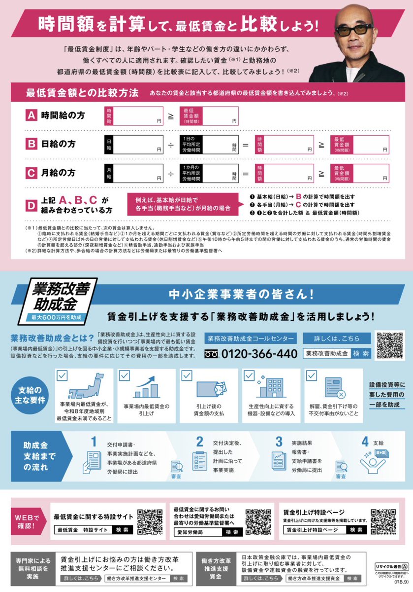 oinagoya's tweet photo. 愛知県の最低賃金は

今日から1時間1195円に上がったよ～！ https://t.co/eqHC4t46uX