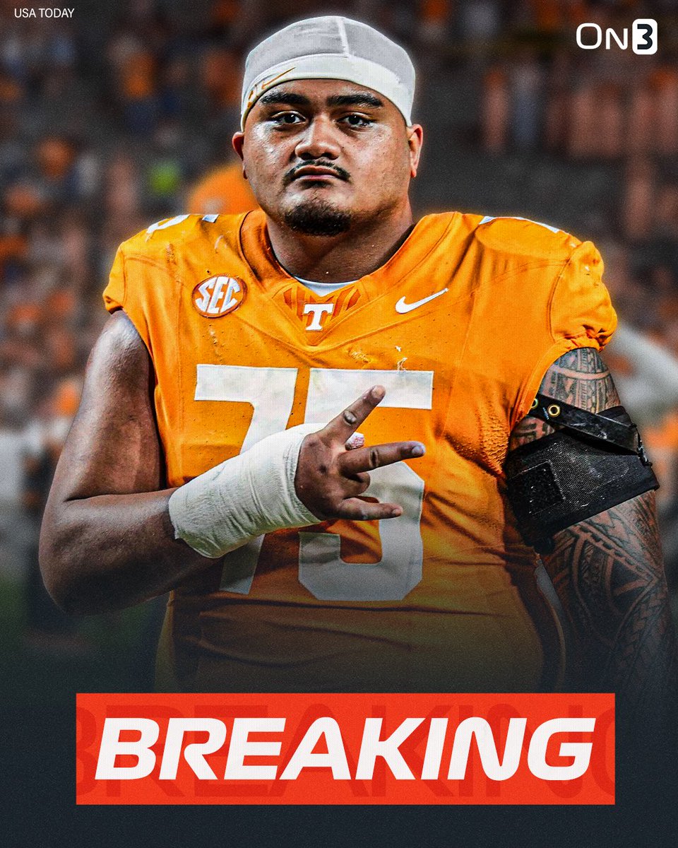 On3's tweet photo. NEW: Tennessee starting LG Wendell Moe is expected to miss the remainder of the 2026 season, @PeteNakos reports. 

https://t.co/WoB0ef31Sk
