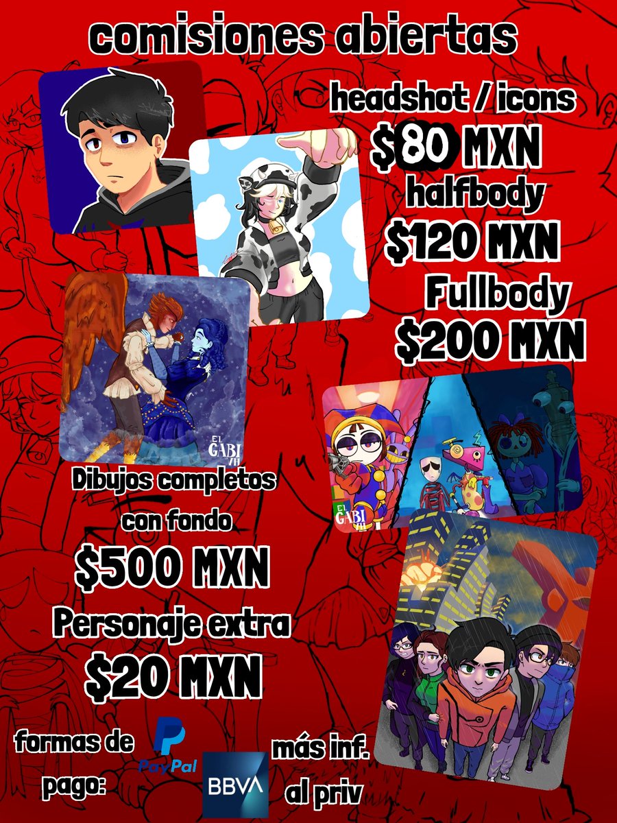 ElGabiArts's tweet photo. @Blue9Dendy En mi perfil puedes encontrar un poco de mis trabajos https://t.co/9X8d6Q6ww7