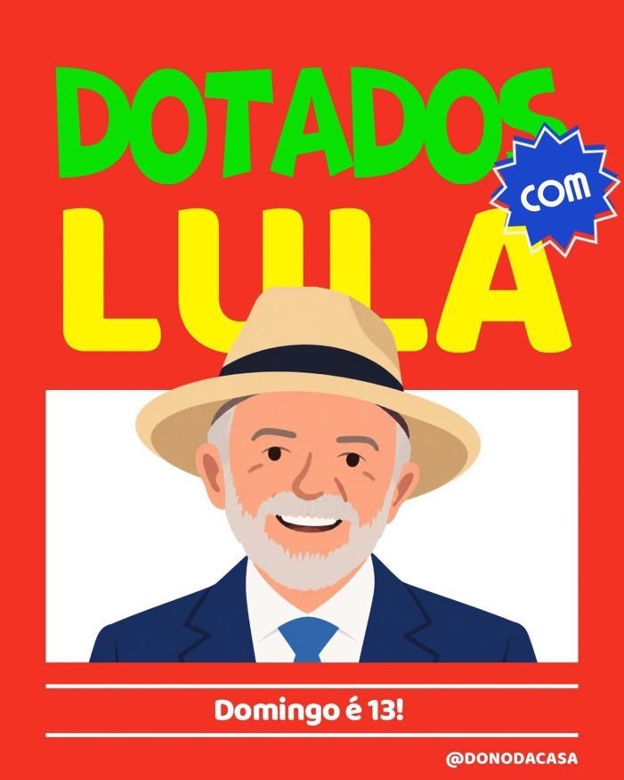 vst_dot1's tweet photo. Dotados com lula https://t.co/KA8ZL4ef91