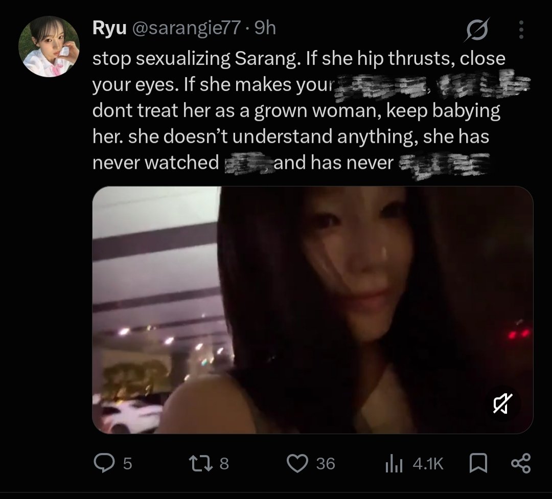 iznaprosecutor's tweet photo. ⚖️
👩🏻‍⚖️🧑🏻‍⚖️

🧐The post to stop sexualization, but the wording went TOO FAR.

🚨📢 @sarangie77 DELETE your tweet !!! So, she don't see it.

NAYA's, check if this falls under 🟡 or 🟢

⚠️apply the penalty immediately
🚫don't repeat it
Let's educated 📚, not attack 🕊️

#izna #이즈나 https://t.co/GtPdOuNbdk