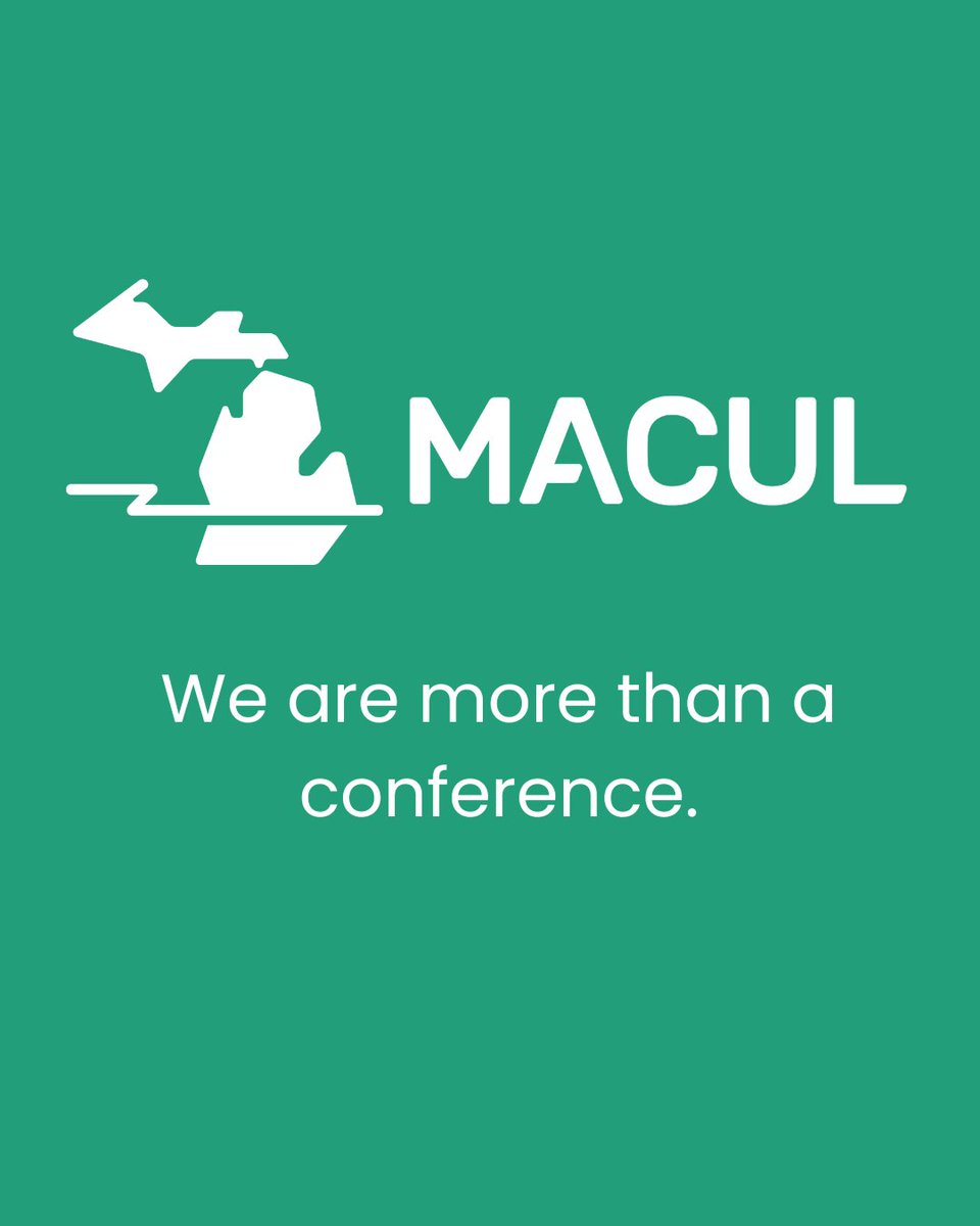 MACUL's tweet photo. MACUL is more than a conference—we’re your year-round EdTech partner! Check out our upcoming virtual series, webinars, and accessibility tools to elevate your district's digital strategy.

🔗 Learn more at https://t.co/hPCeKM1V16! https://t.co/nJE90rlaod