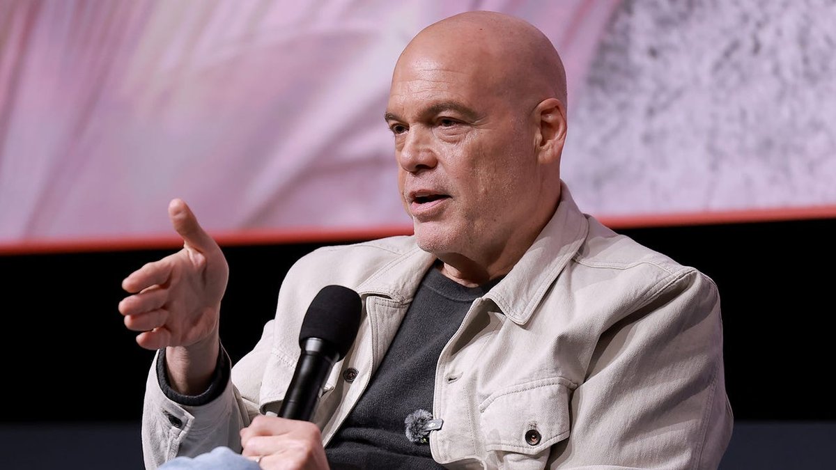IGN's tweet photo. Emmy-nominated actor Vincent D’Onofrio has somehow found himself at war with a self-proclaimed ‘gooner’ over Deborah Ann Woll’s appearance in God of War Laufey. https://t.co/QjPc3guRXr https://t.co/cg00rdL4V7
