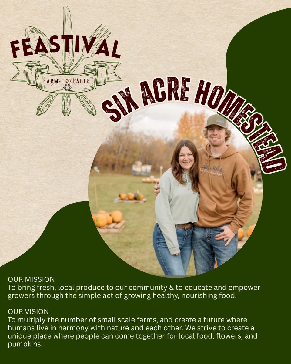 lloydexh's tweet photo. Six Acre Homestead has been a staple as a producer for Feastival. Check them out on their socials or website! https://t.co/7IoefnIa1A