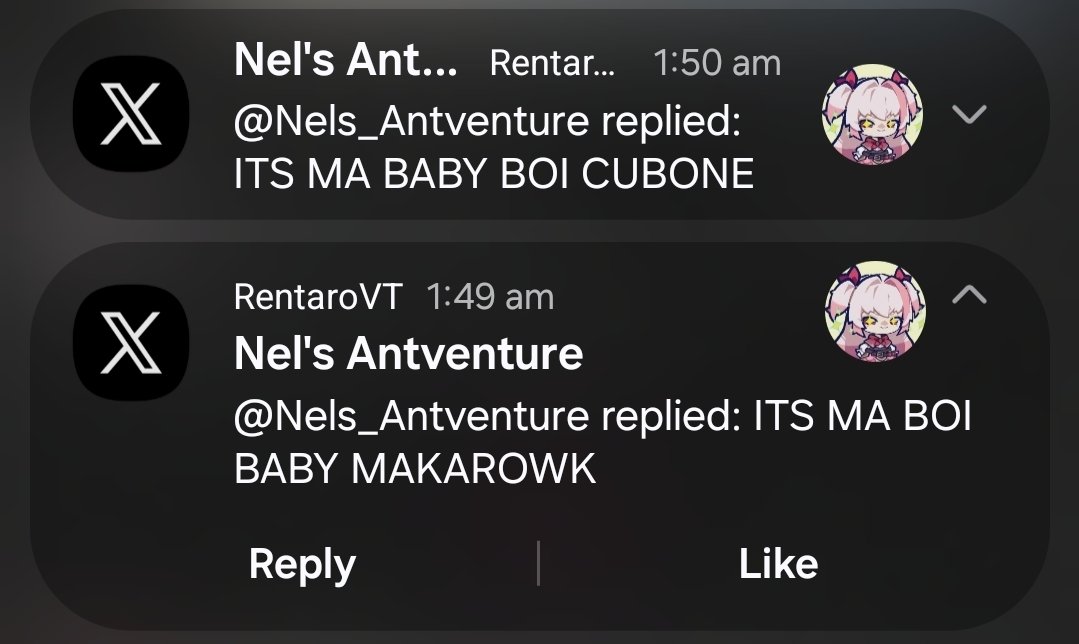 RentaroVT's tweet photo. @Nels_Antventure I saw what you did honey 👀😂 https://t.co/1taNYUXQmd