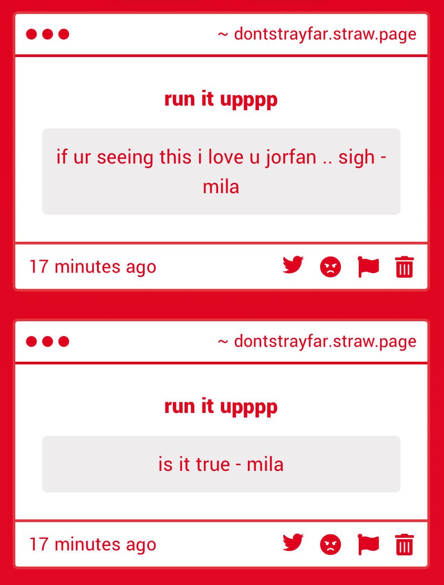 probablynotjrdn's tweet photo. LMFAO NO why would i genuinely block you on strawpage i love you https://t.co/00XbGDX6cO