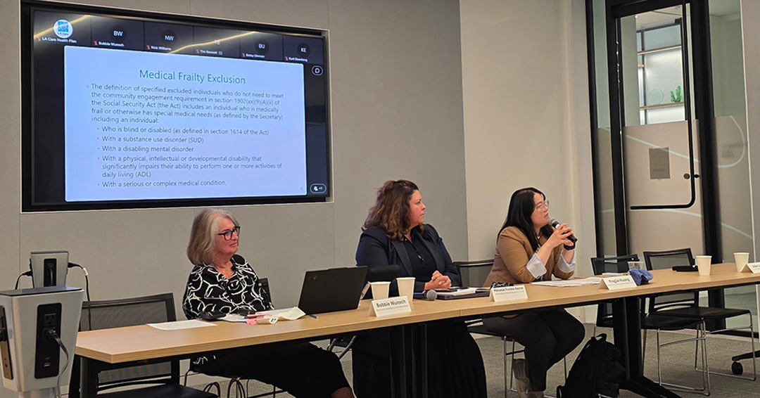 LACareHealth's tweet photo. L.A. Care convened the Keep L.A. Covered coalition — safety net leaders, health plans, public agencies, and community partners across LA County.

Medi-Cal is changing in 2027. We're making sure LA is ready.

Learn more → https://t.co/LgvVgvAjLV

#KeepLACovered #MediCal #LACare https://t.co/q7ze14HVgp