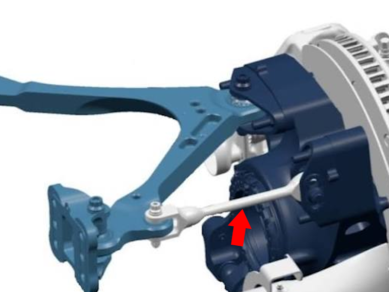 TrooperA113's tweet photo. @pacthesir @NASCAR @TylerReddick I still think a Gen 6 car would be out like in Logano's 21 Talladega crash, when the roof caved in. But yes, the toe link gets all the force because the body is stiffer and sends all the forces to the toe link; though strong, it isn't enough to take the impact from the body https://t.co/tlOwZPcKOo