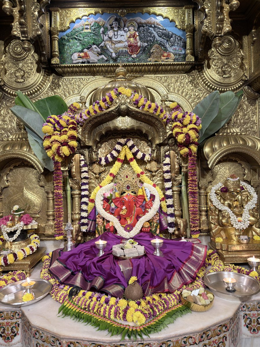 SVTMumbai's tweet photo. 🙏गणपती  बाप्पा मोरया 🌺मंगलमूर्ती मोरया 🙏०१/१०/२०२६
🙏Ganapati Bappa Moraya 🌺 Mangalmurti Moraya  🙏 01/10/2026 https://t.co/NY6CRdsQK0