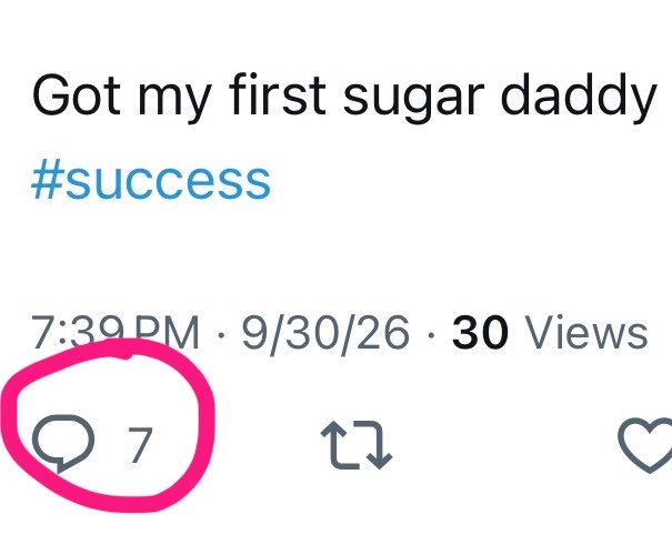 okmiri's tweet photo. Unfortunately forgot that s*g*r d*ddy is a bot farming phrase on here https://t.co/HRrdhsrMhN