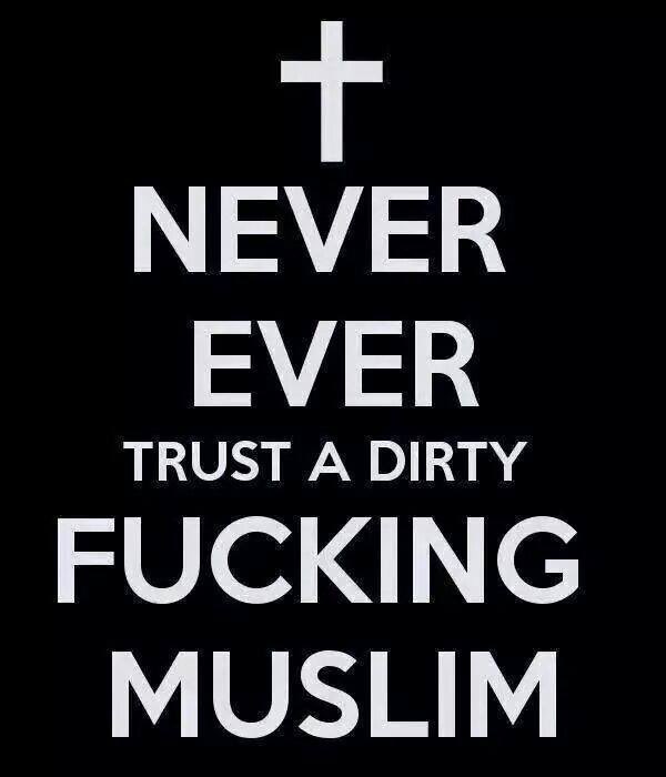 WorldExotic21's tweet photo. Never trust a dirty Muslim. https://t.co/ka6rvUMTje