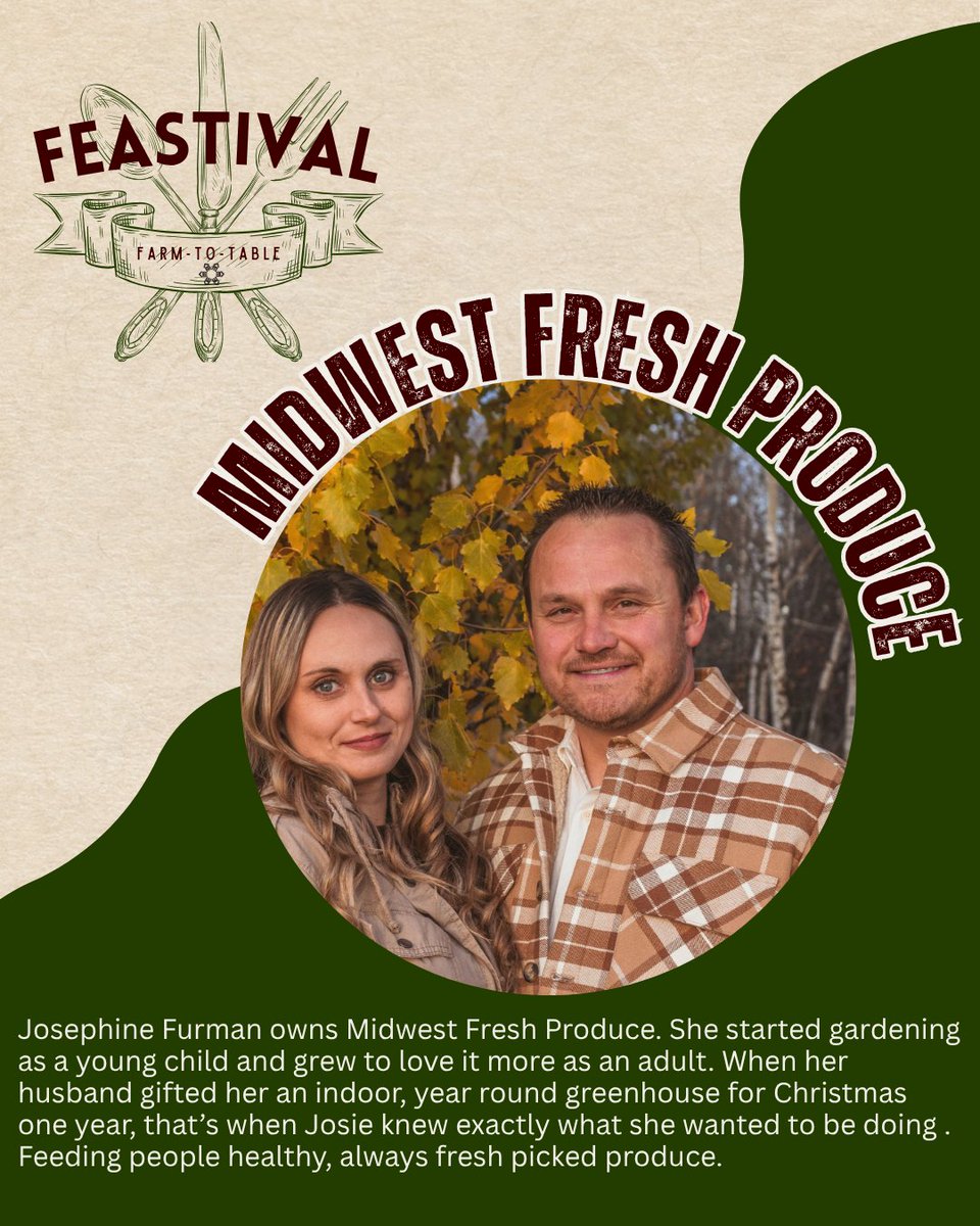 lloydexh's tweet photo. Josie has supplied fresh produce for Feastival for many years. You can find Midwest Fresh year round in Paradise Hill at Paradise Hill Ranch &amp; Western Wear. https://t.co/MmEYigA5LD